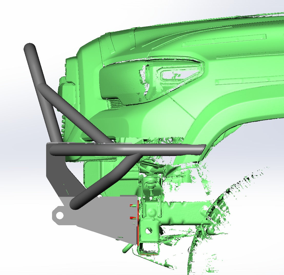 Pare-chocs hybride pour Tacoma 3e génération