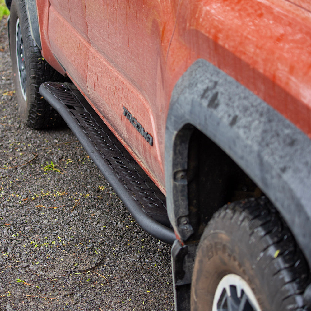 4th gen Tacoma double cab short bed rock sliders