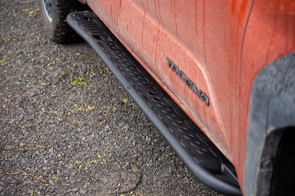 4th gen Tacoma double cab short bed rock sliders