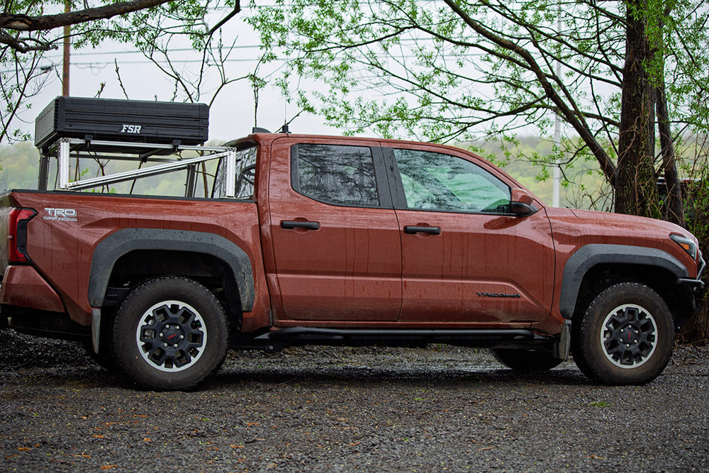 4th gen Tacoma double cab short bed rock sliders