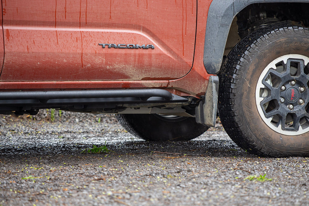 4th gen Tacoma double cab short bed rock sliders