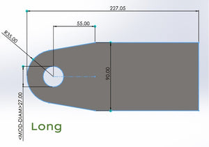 Weldable Bumper Hooks