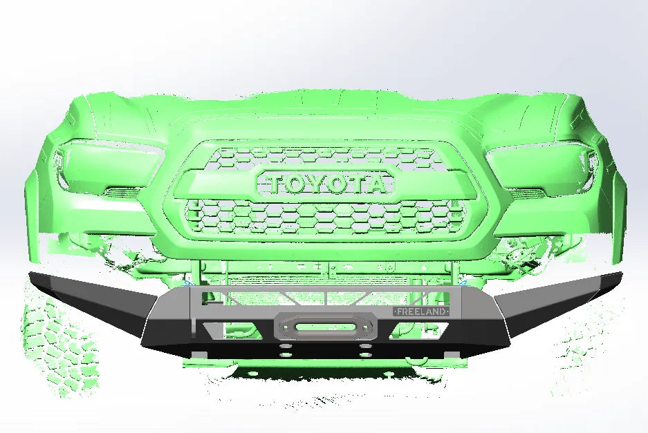 Tacoma 3rd Generation Low Profile Bumper – Industries Freeland