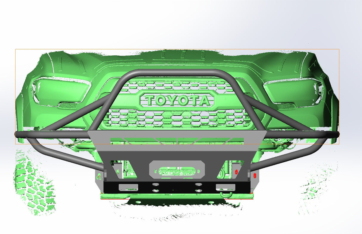 Pare-chocs hybride pour Tacoma 3e génération