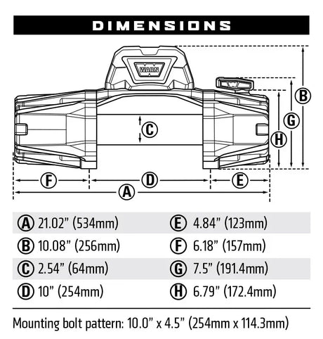 Treuil Warn VR EVO 8-S (winch) - Industries Freeland