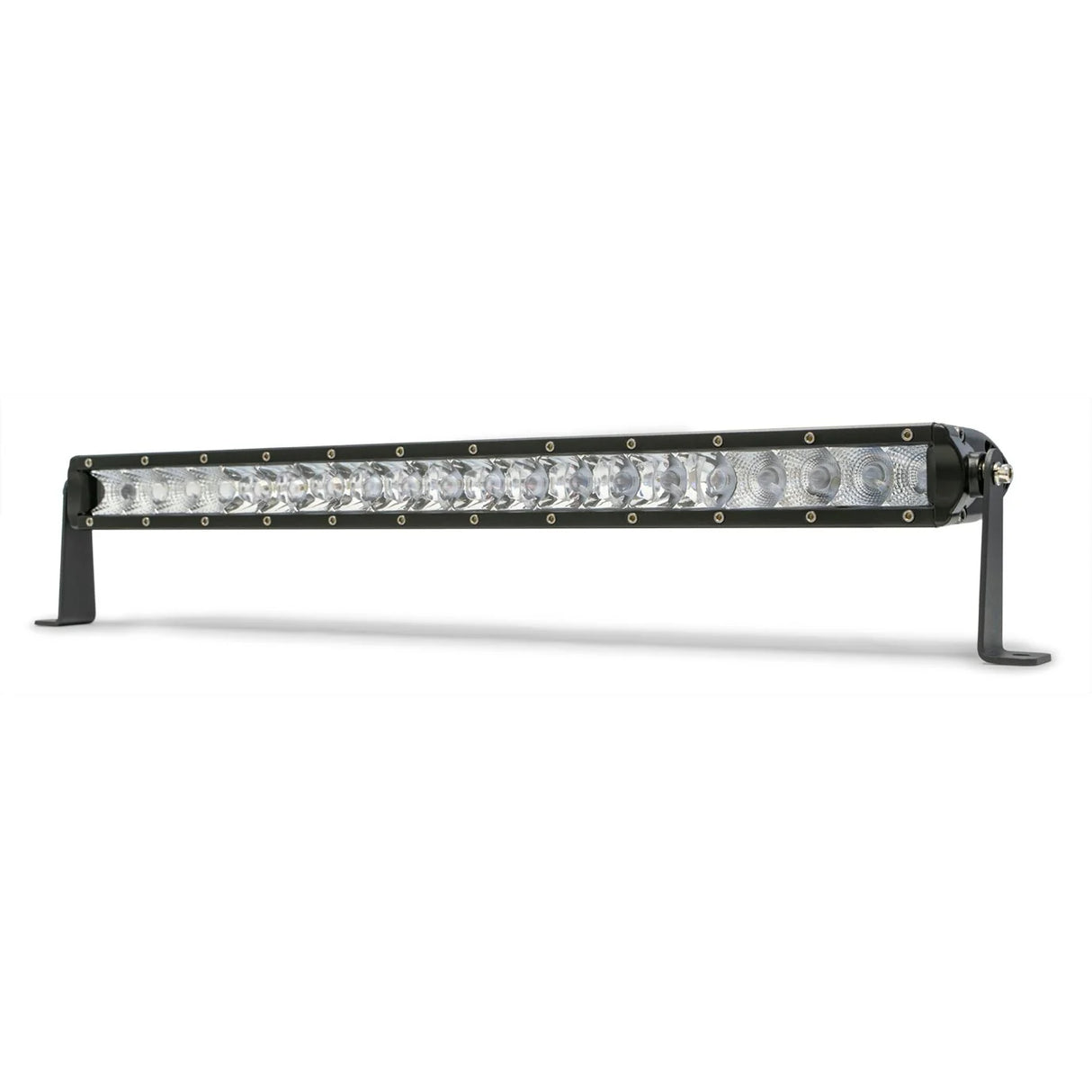 Single Row LED Light Bar with Chrome Face 