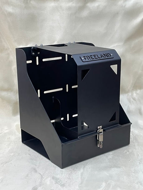 Double aluminum jerry can holder